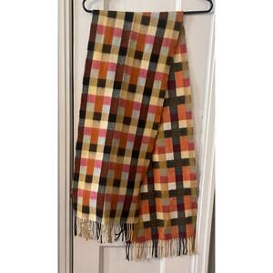 Soft and warm multicolor scarf